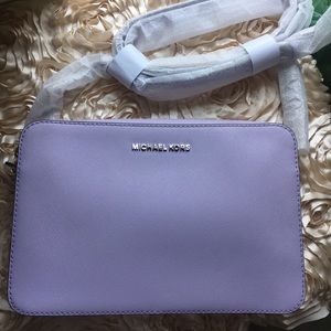 Michael Kors Jet Set Travel Leather Crossbody